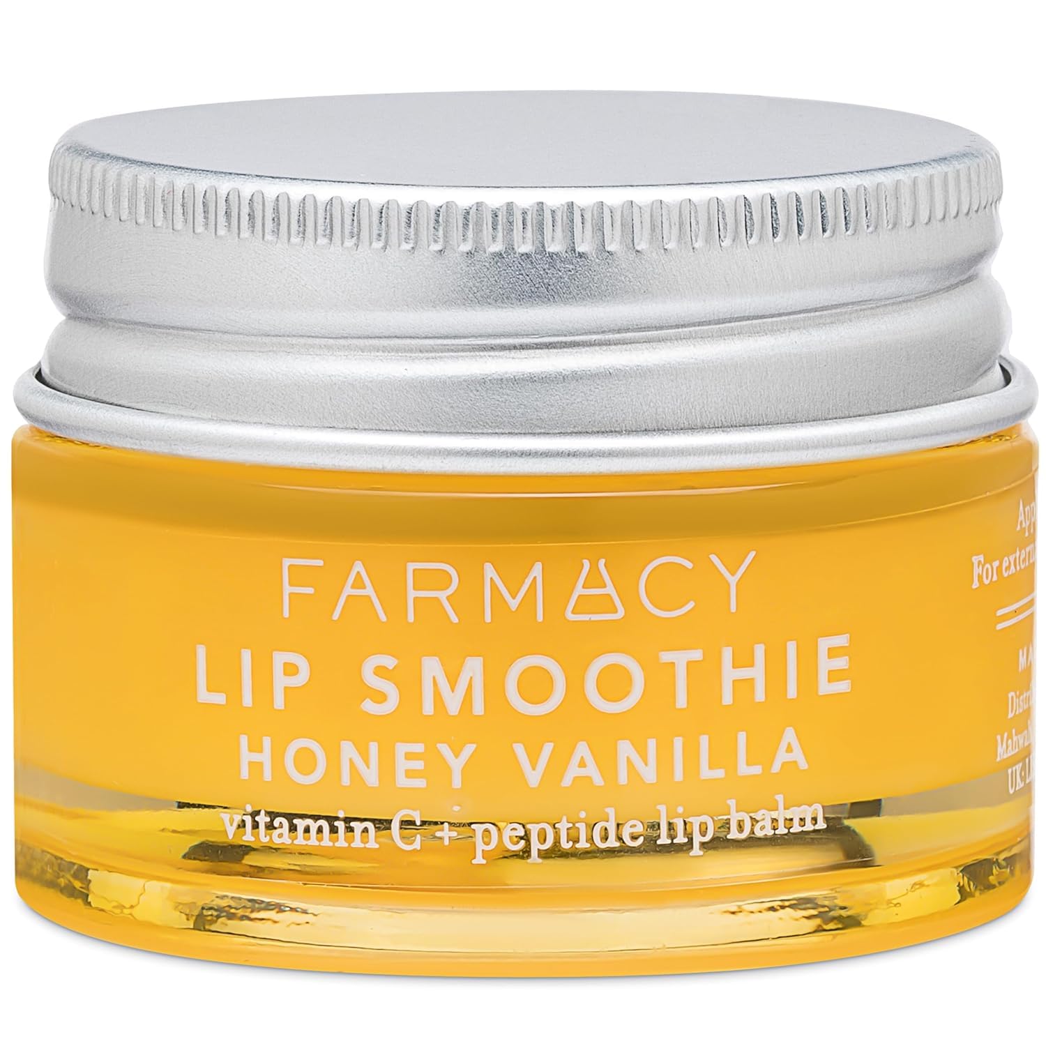 Honey Vanilla Glow Balm texture close-up – smooth plumping lip balm with Vitamin C – Lumira Beauty Co.
