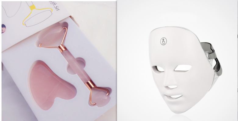 Skin Rejuvenation device color light modes chart – red, blue, and green LED – Lumira Beauty Co.