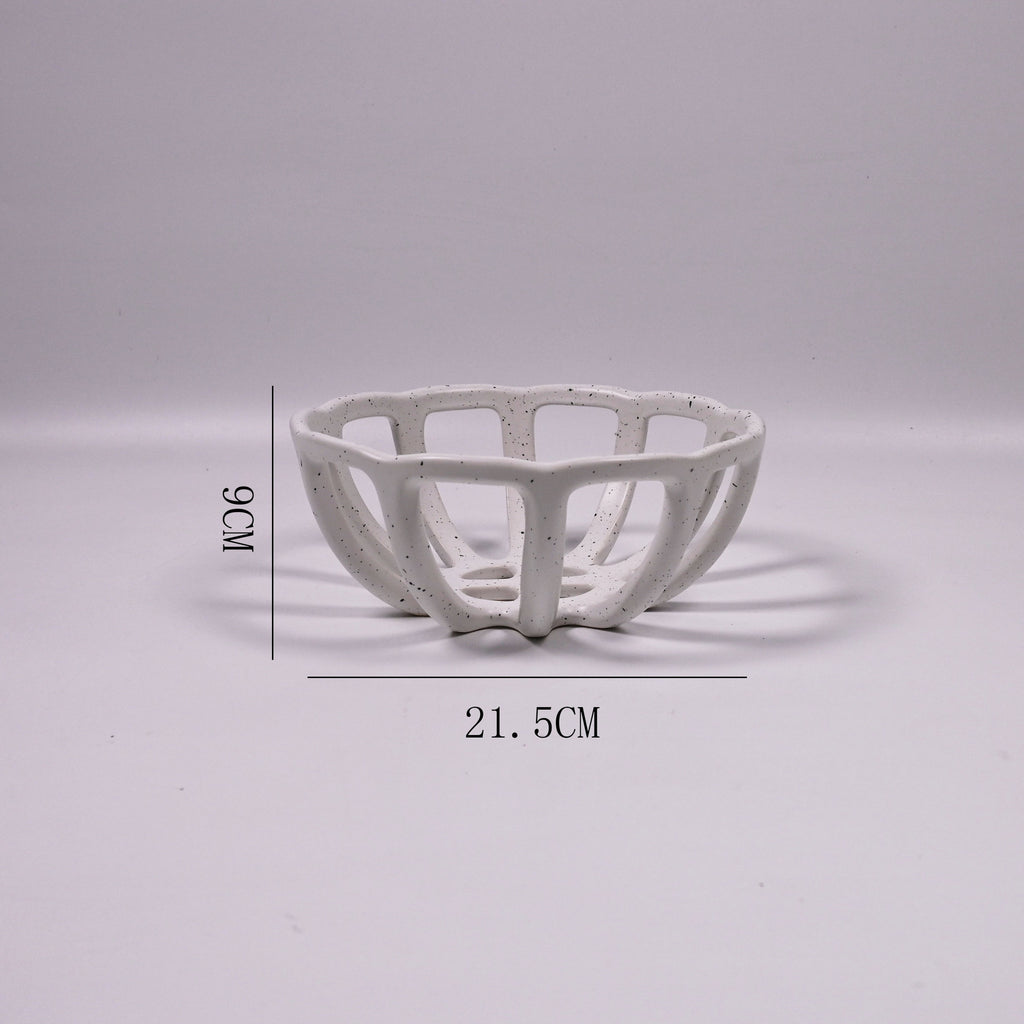 Nordic Ceramic Fruit Basket for Home Décor