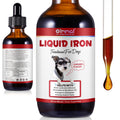 Iron Supplements for Dogs Liquid Iron for Dogs with Folate and B12 Supports Anemia Supplement for Anemia in Dogs Promotes Blood Health 2 oz